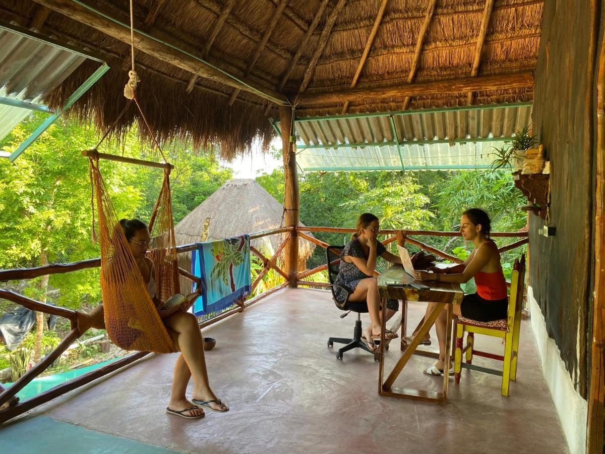 דירות Malinche Cafe In Coba Tulum מראה חיצוני תמונה